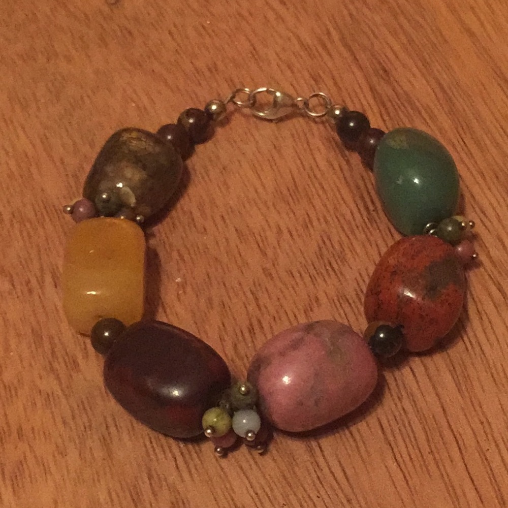 Multi Colored beaded braclet